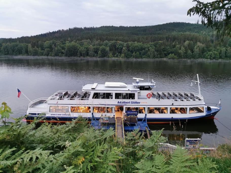 Apartman S Terasou A Vyhledem Na Jezero Lipno Kovářov Kültér fotó