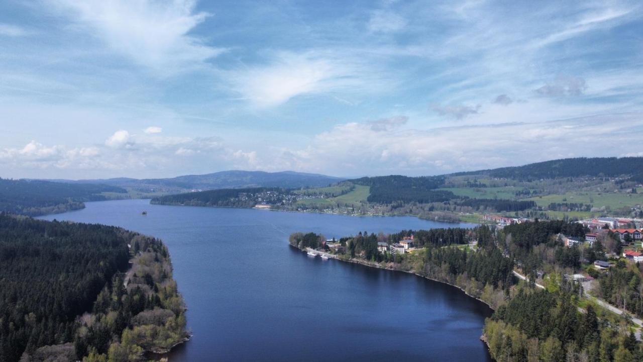 Apartman S Terasou A Vyhledem Na Jezero Lipno Kovářov Kültér fotó